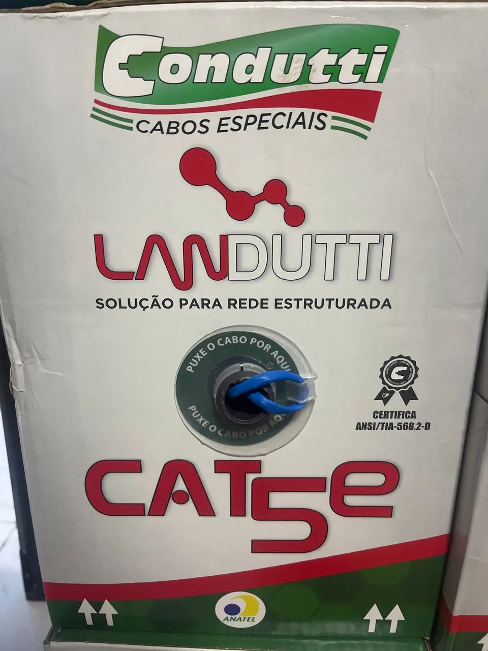 Cabo Cat5 100% cobre