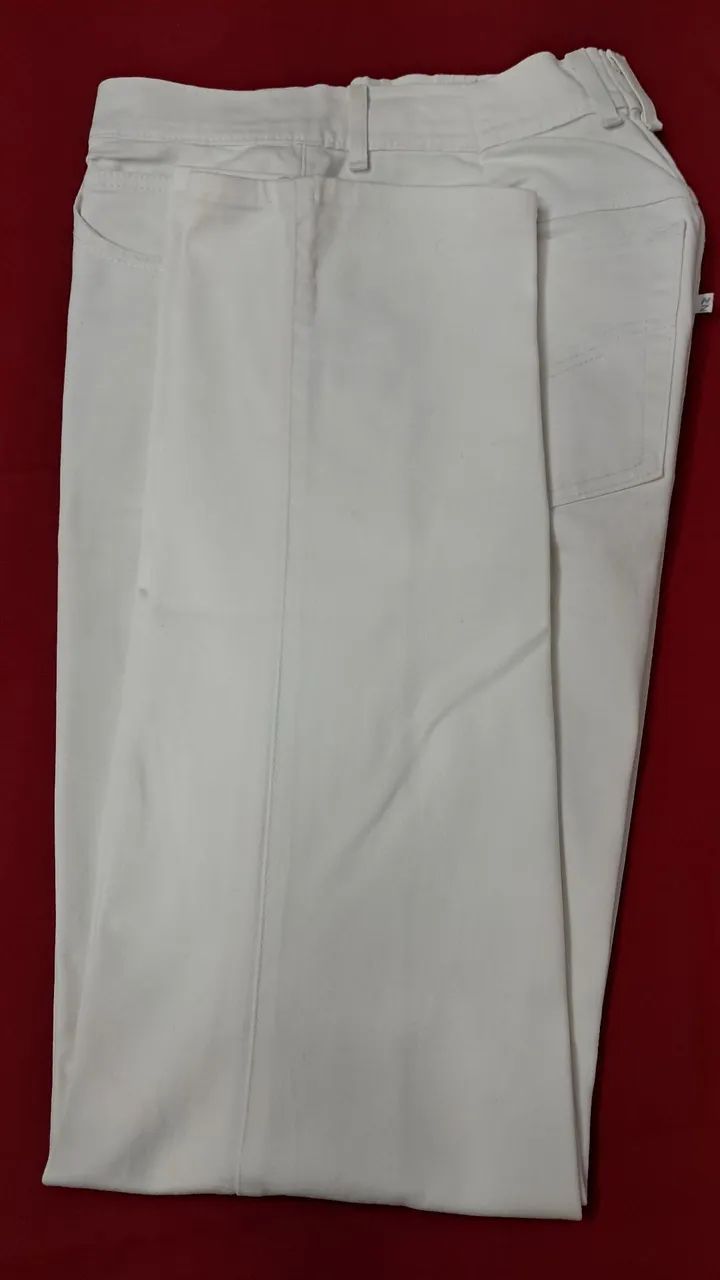 Calça Branca masculina 44 com elastano! ZAYA'S!! - Foto 2