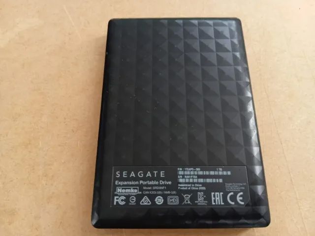 HD externo Seagate 1TB Modelo SRD0NF1 com Cabo de Dados - Foto 2