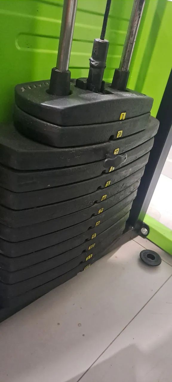 Remada baixa vitally 110kg carga - Foto 4