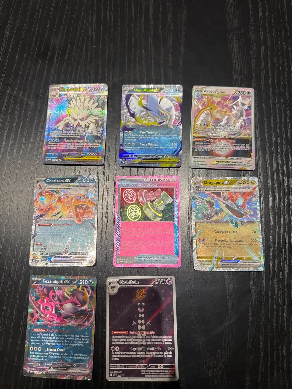 Lote cartas ex Pokémon originais