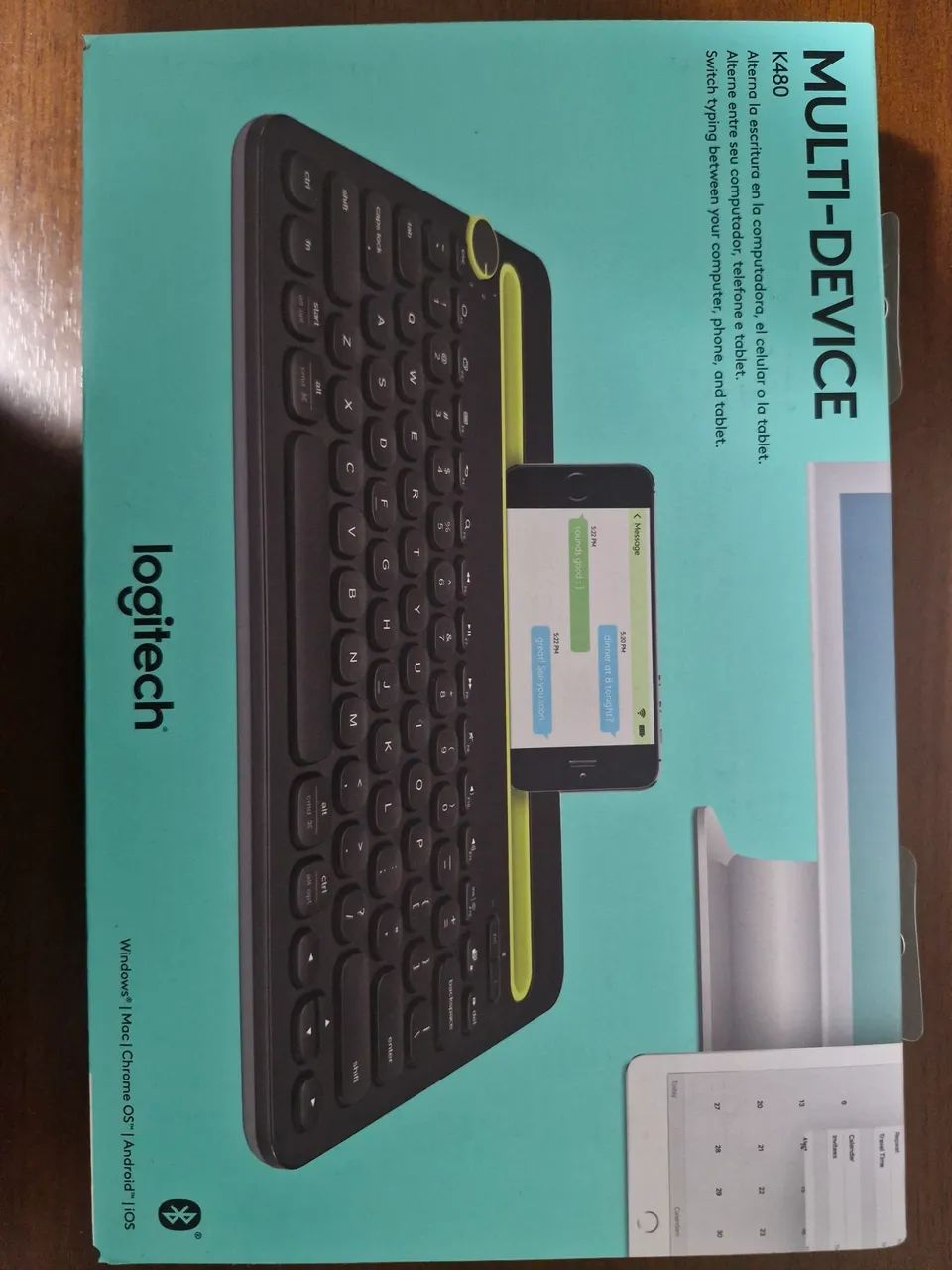 Teclado Multi-Device k480 - Logitech (NOVO)