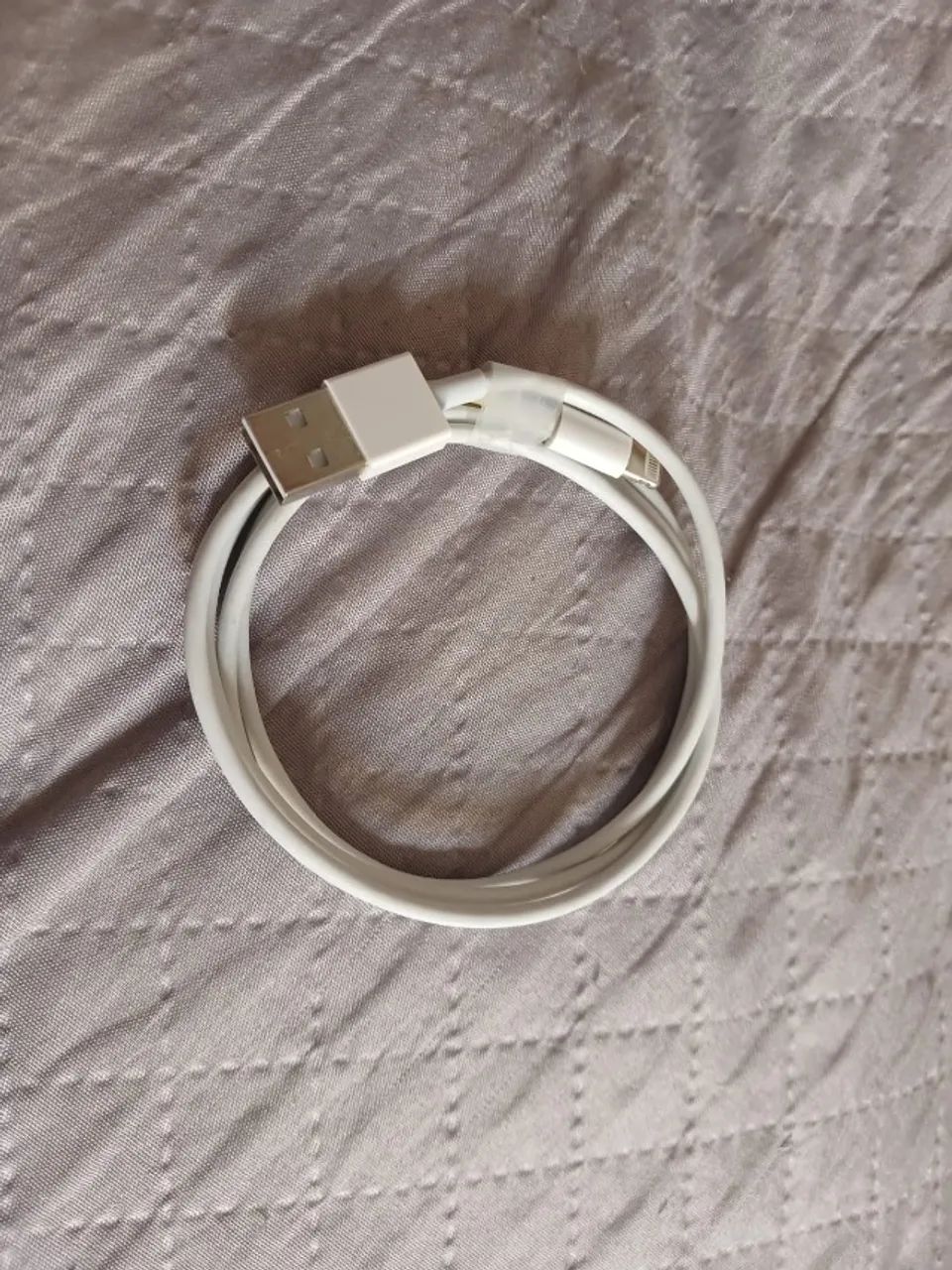 Cabo Iphone USB Lightining 1m Branco - Foto 3