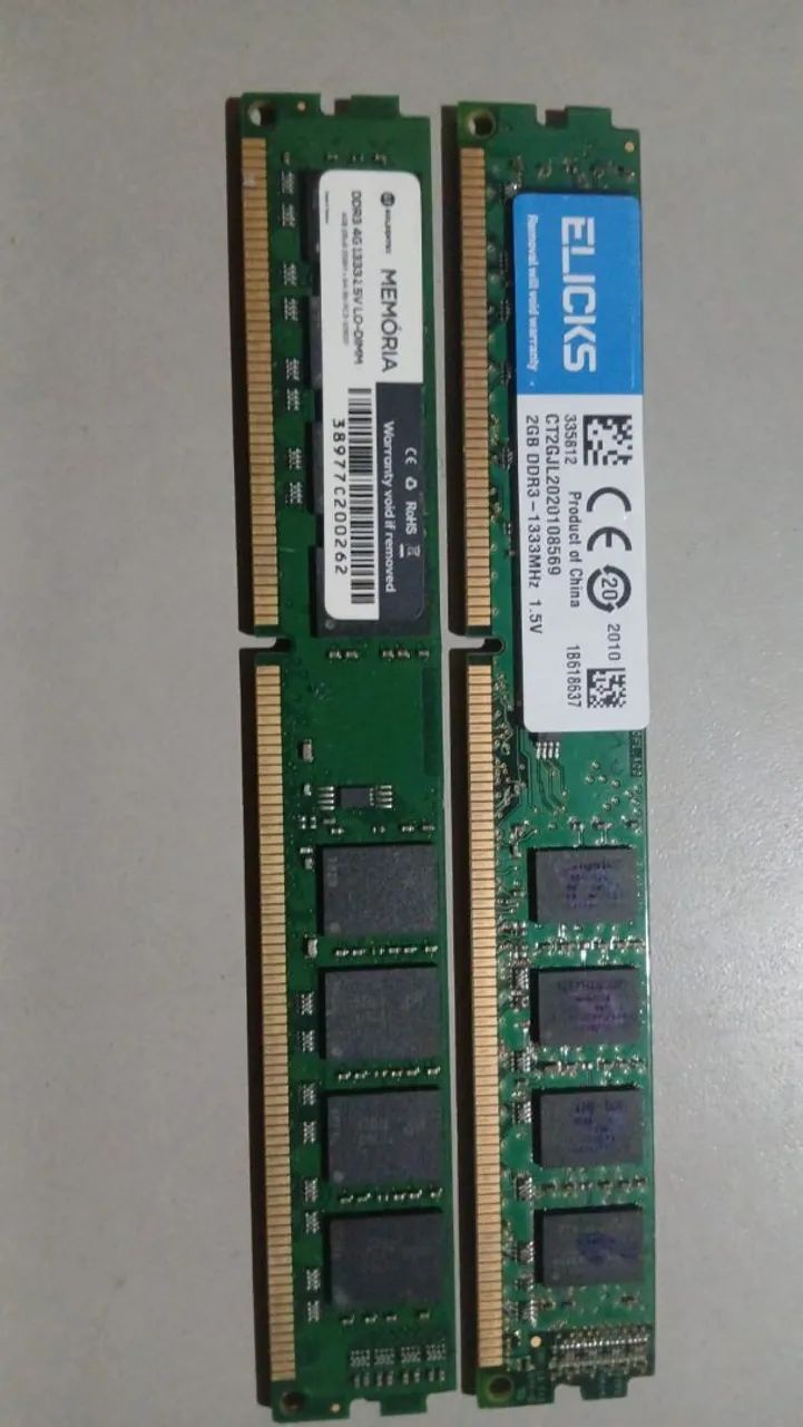 Kit placa mãe i3 2100 e fonte 250w - Foto 4