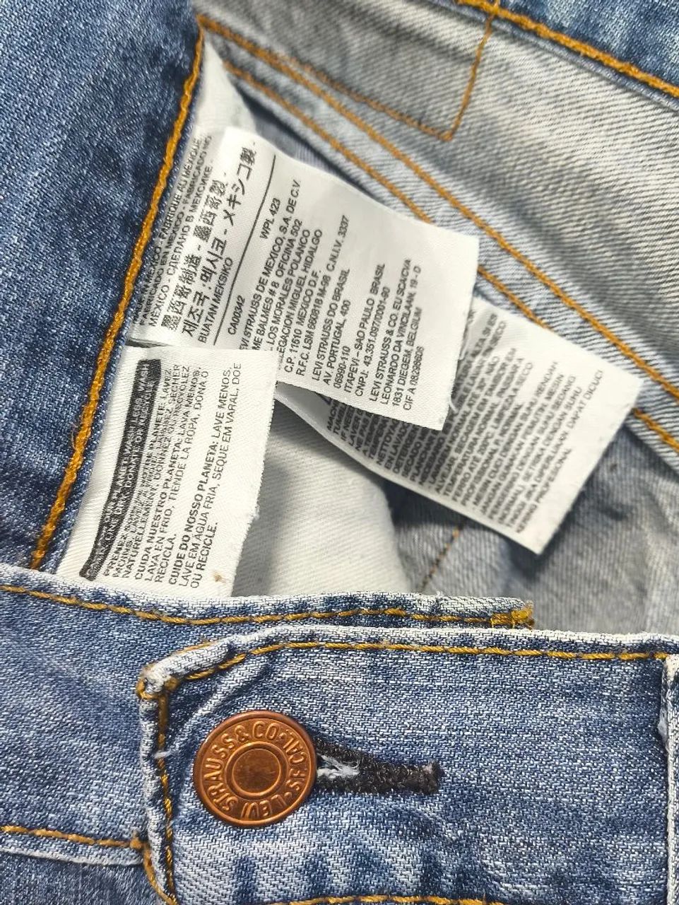 Calça Jeans Levi's 505 Tam 40 Cód 4563 Usado/Original  - Foto 5