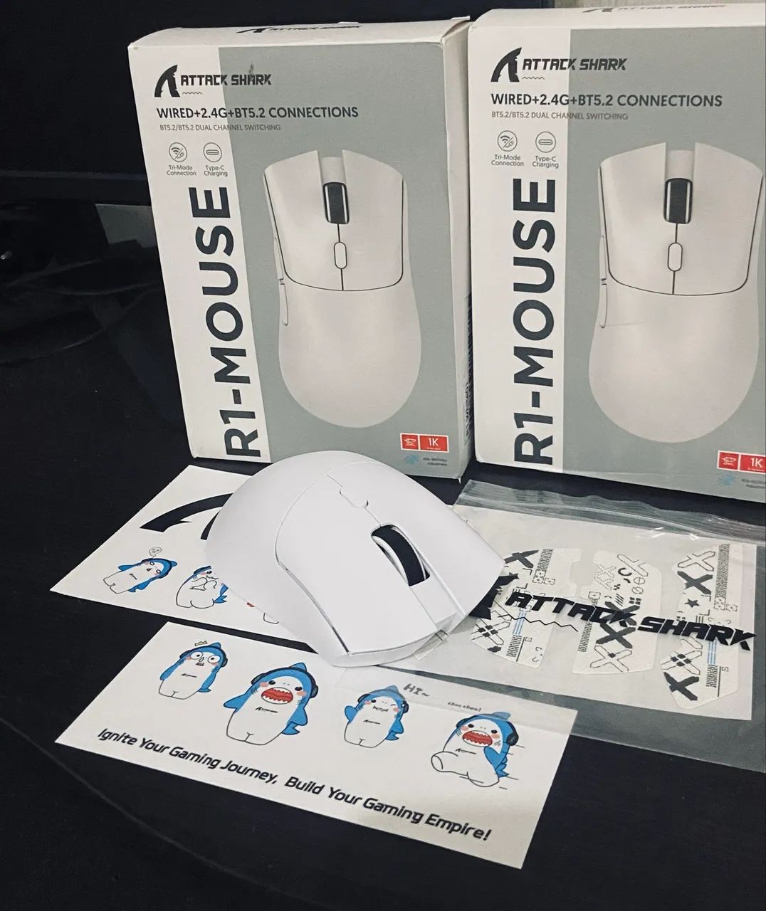 Mouse Gamer sem fio - Attack Shark R1  - Foto 3