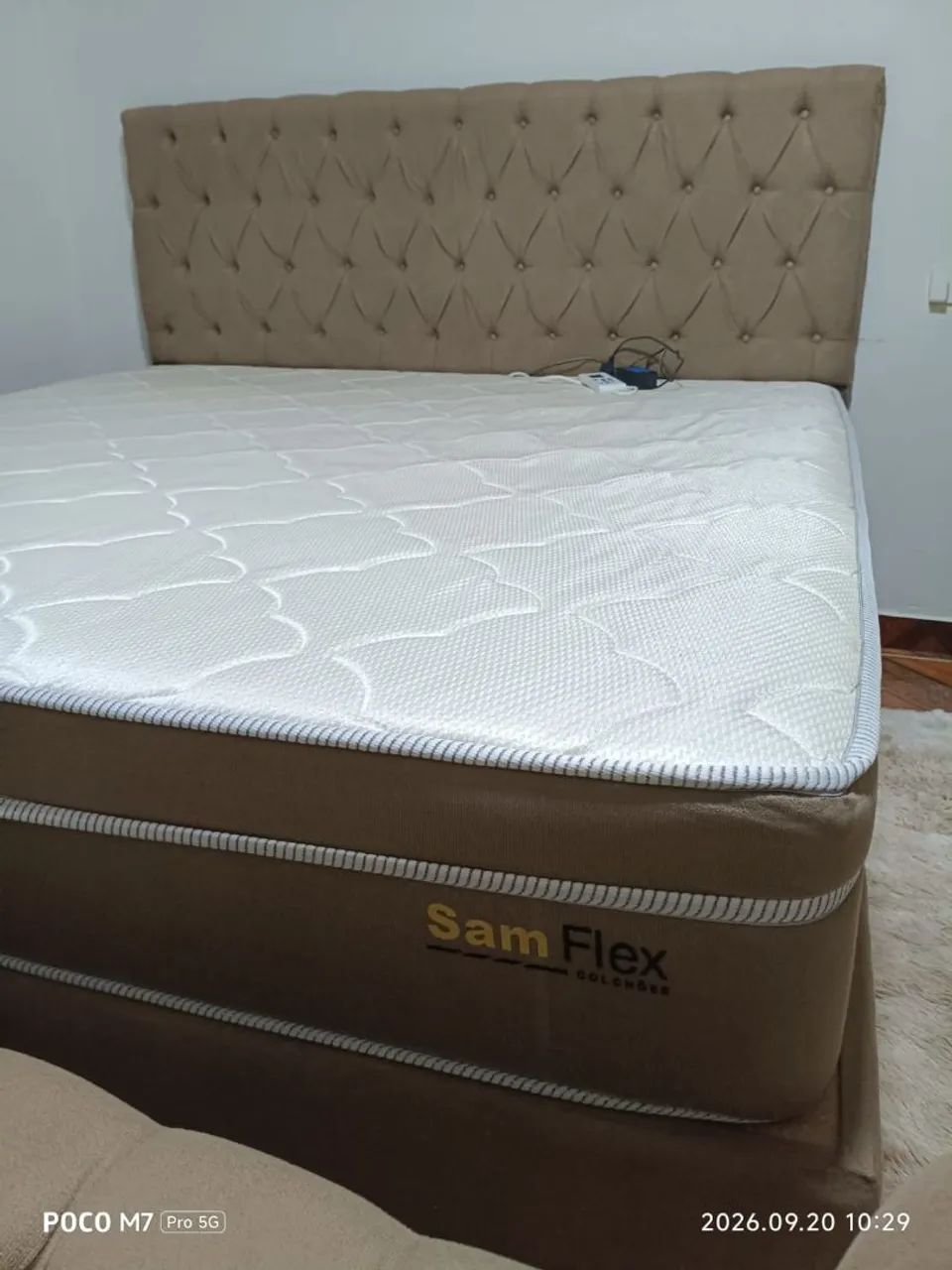 Vendo cama King completa usada excelente  - Foto 2