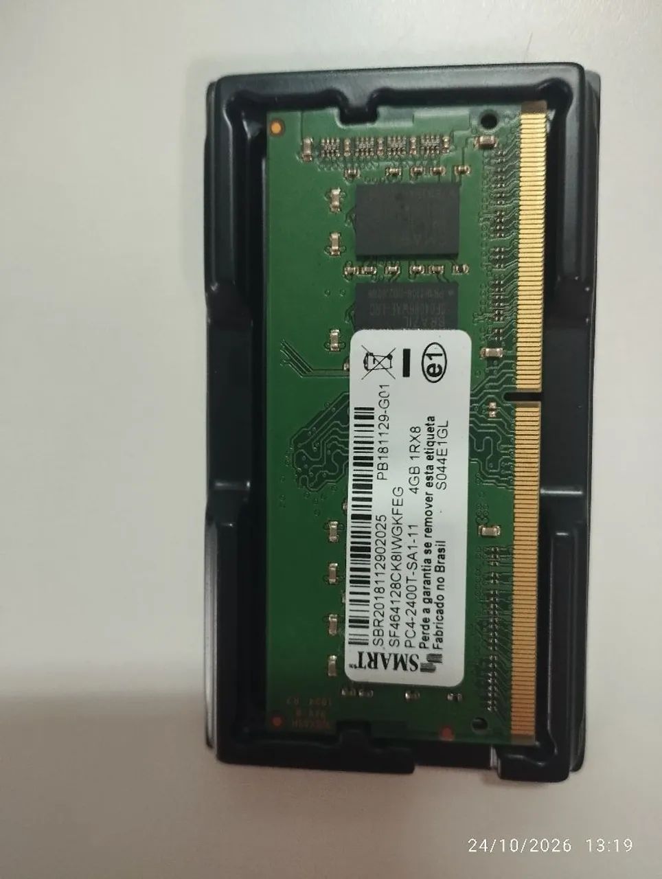Memória notebook ddr4 4gb 2400mhz