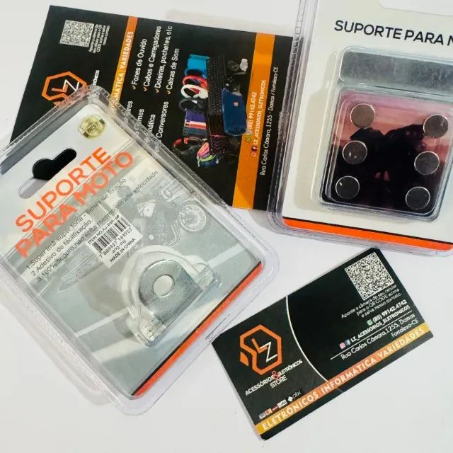 Suporte de imã para celular motos - Foto 2