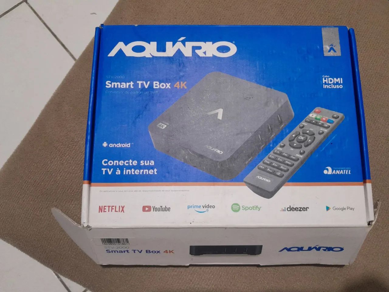 Tv Panasonic Led 40 + smart TV box  - Foto 4
