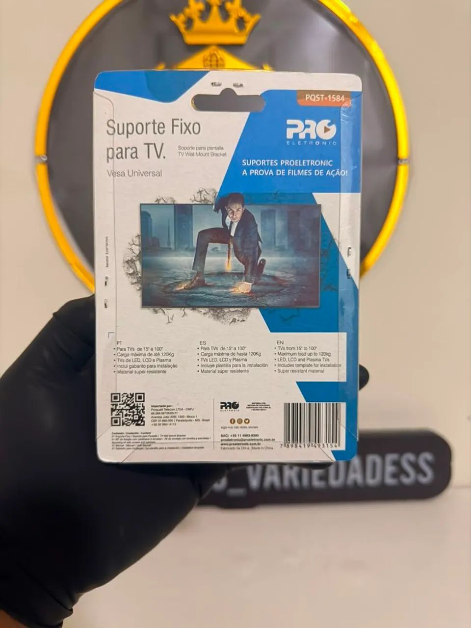 Suporte TV Fixo Pro eletronic - Foto 5