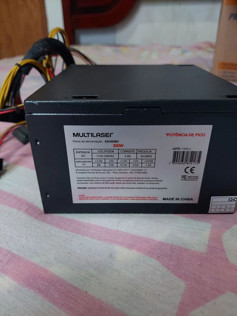Fonte de Alimentacao 300 Bulk - GA300BU - Multilaser - Foto 2