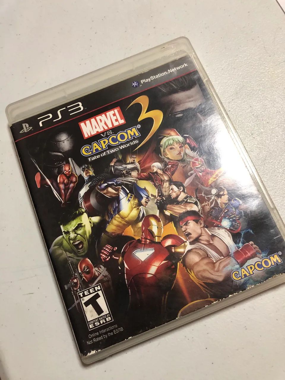 Jogo PS3 Marvel vs Capcom 