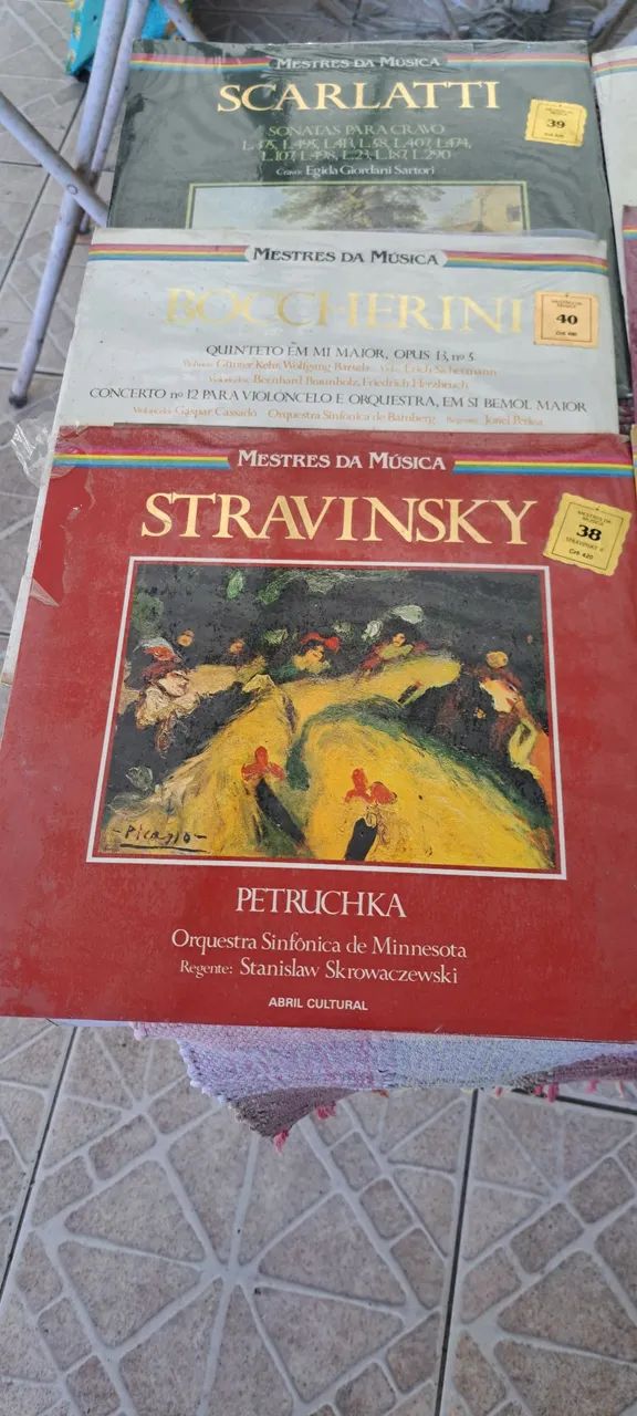 6 lps vinil mestres da música 20,00 cada. - Foto 3