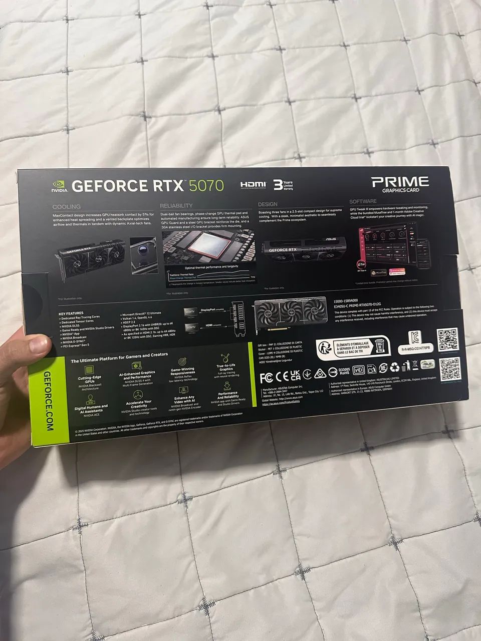 Placa de vídeo RTX 5070 OC 12Gb NOVA! - Foto 3