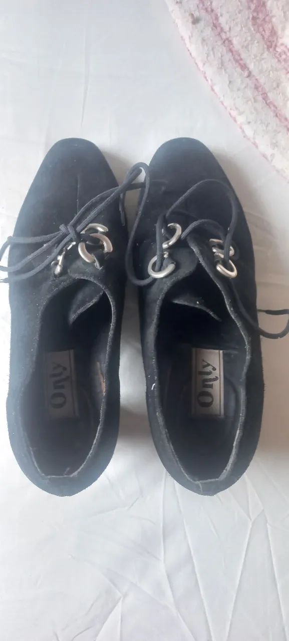 Sapato preto de camurça número 37  - Foto 4