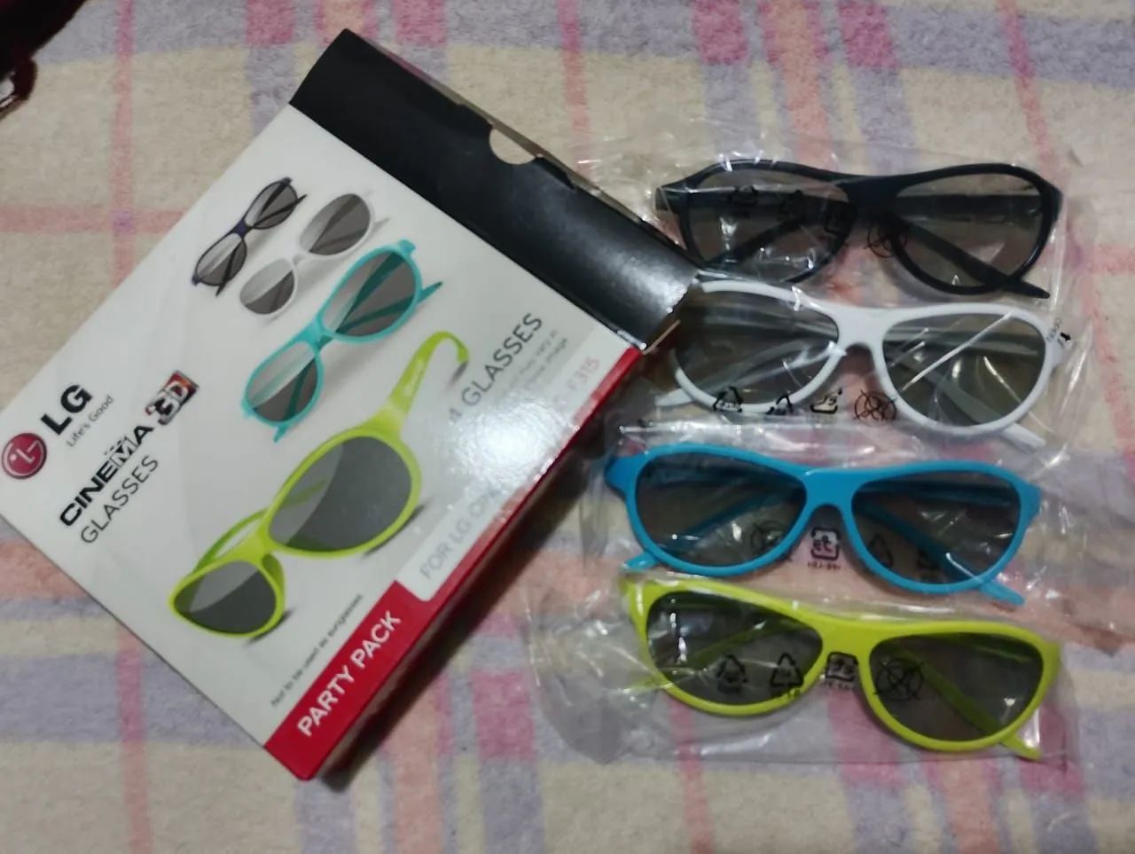 Óculos 3D LG com 4 unidades  - Foto 2