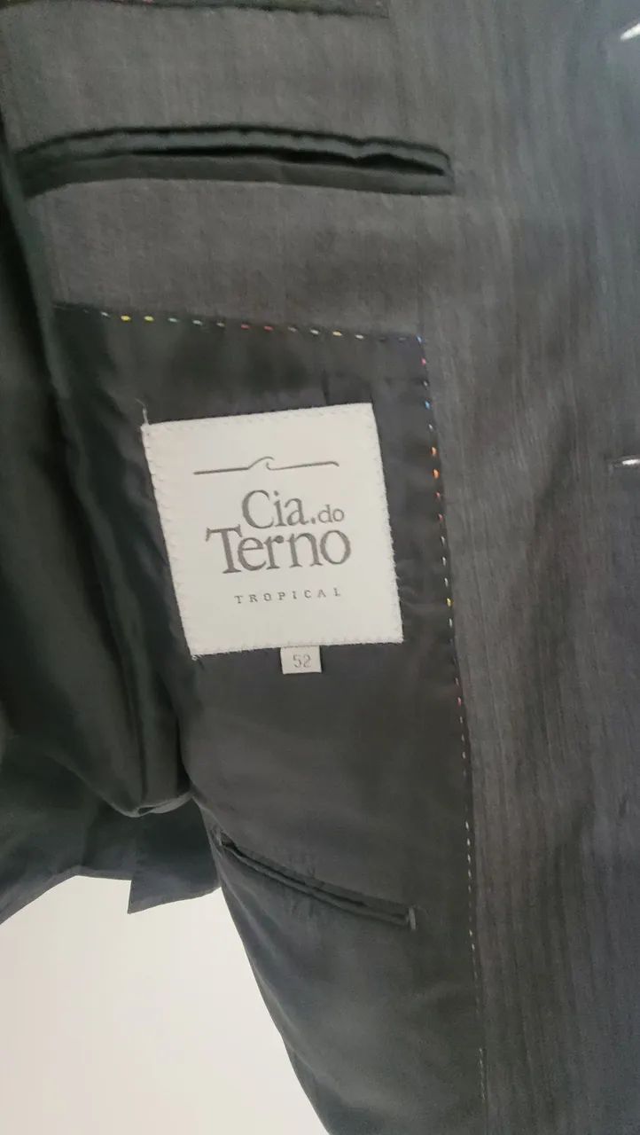 Paletó Tropical Cia do Terno Risco de Giz - Foto 3