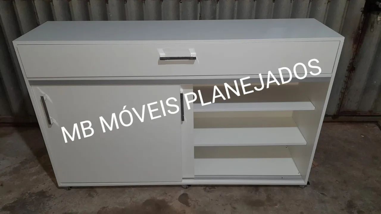 Sapateira com gaveta nova 100% MDF branco  - Foto 3