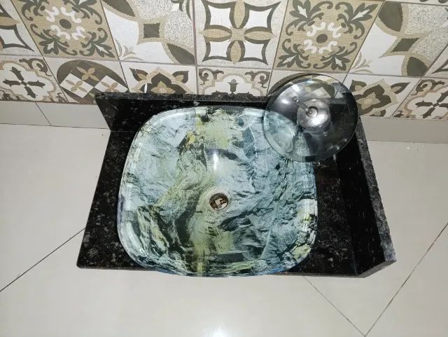 Bancada em granito verde ubatuba - Foto 6