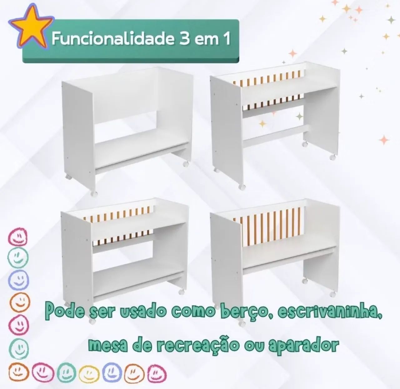 Berço mini Moisés  - Foto 2