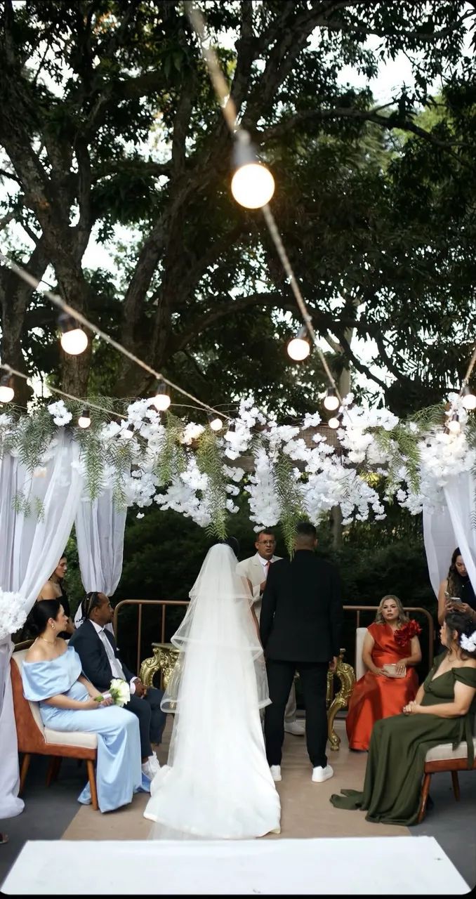 Vestido de noiva clássico - off white  - Foto 5