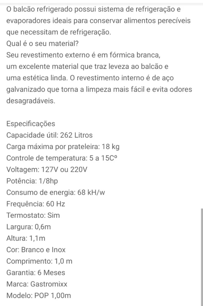 Balcão refrigerado  - Foto 3