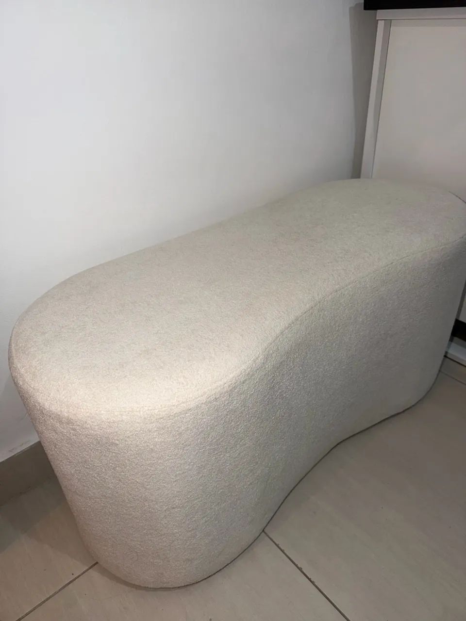 Puff orgânico bege