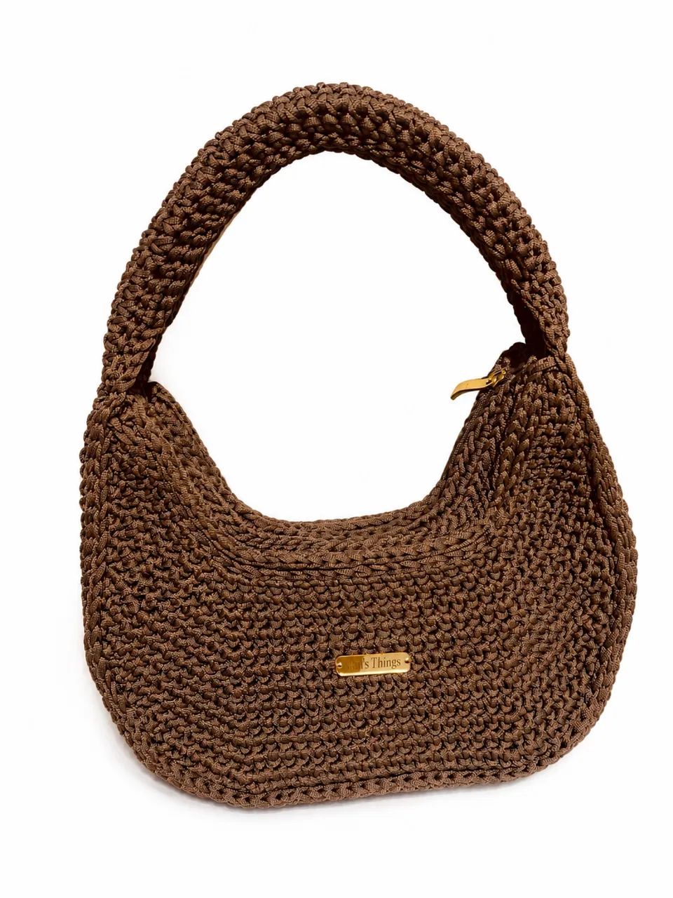 Bolsa de crochê baguete - Foto 4