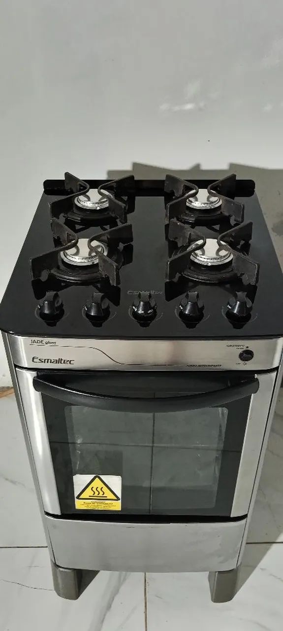 fogão esmaltec inox mesa de vidro  - Foto 2