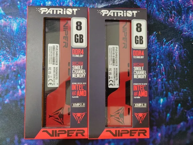 Memória Patriot Viper Elite II 32GB (2x16GB) 3200MHz Preto e