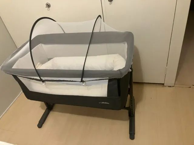Berço Desmontável Lado a Lado Myside Preto, Kiddo - Foto 2