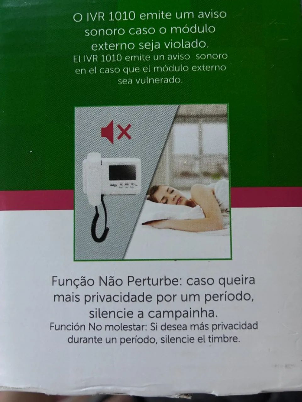 Videoporteiro Intelbras IVR 1010 com câmera - Foto 5