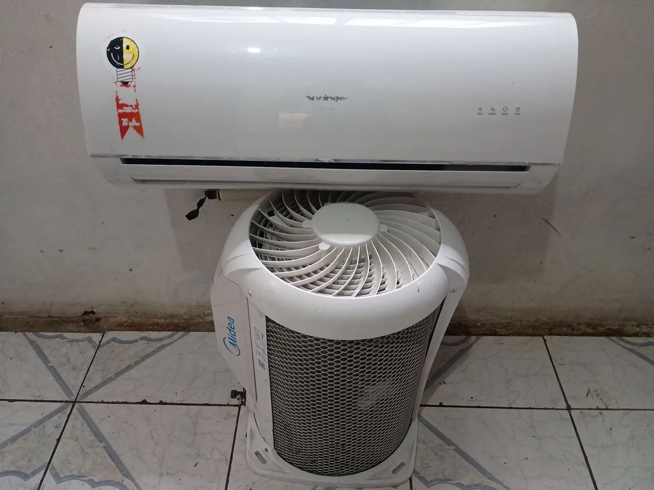Split Springer de 9000 BTUs com instalação simples grátis e garantia de 06 meses 