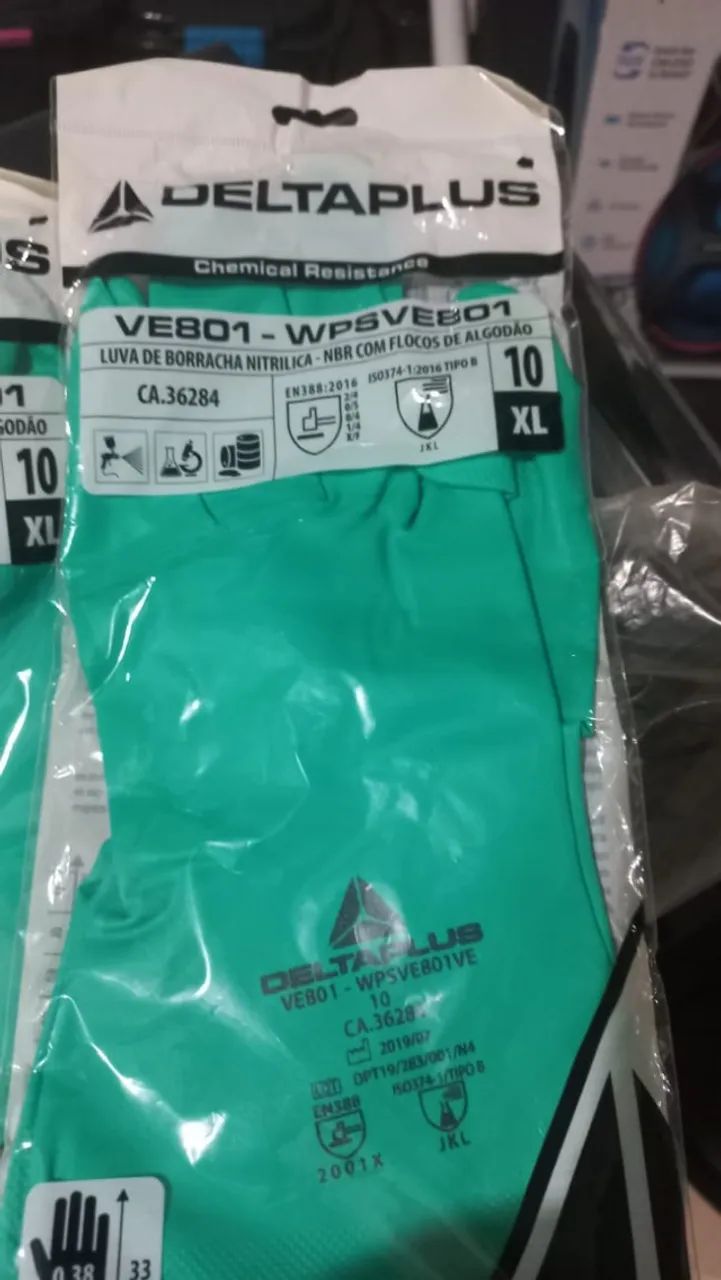 Protetor fácil, auricular e luvas de borracha - Foto 4