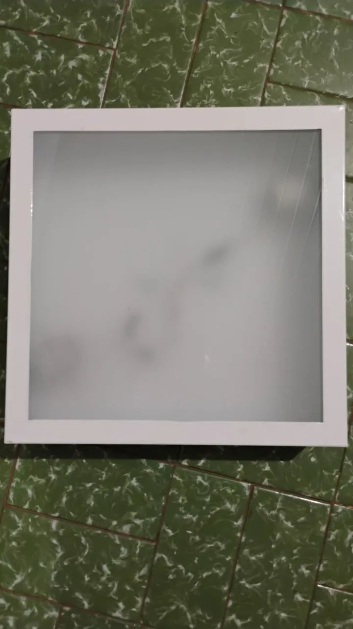 Luminárias quadradas 