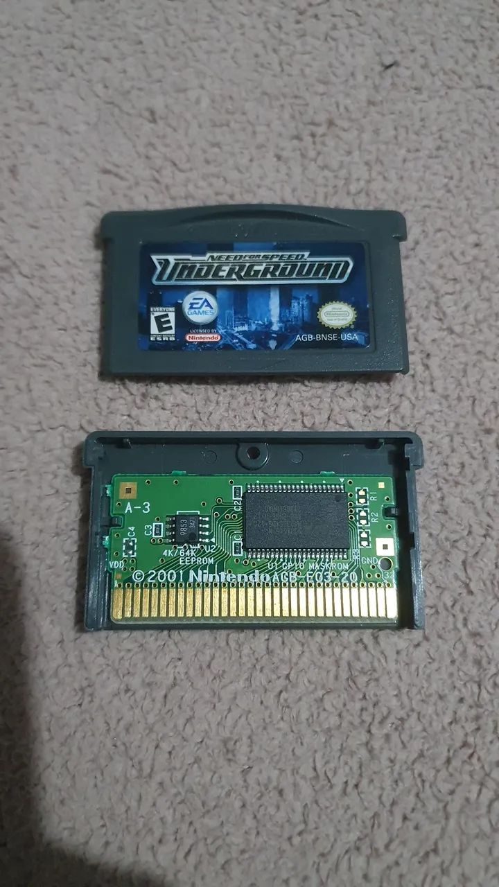 Need For Speed Underground GBA Game Boy Advance - ORIGINAL