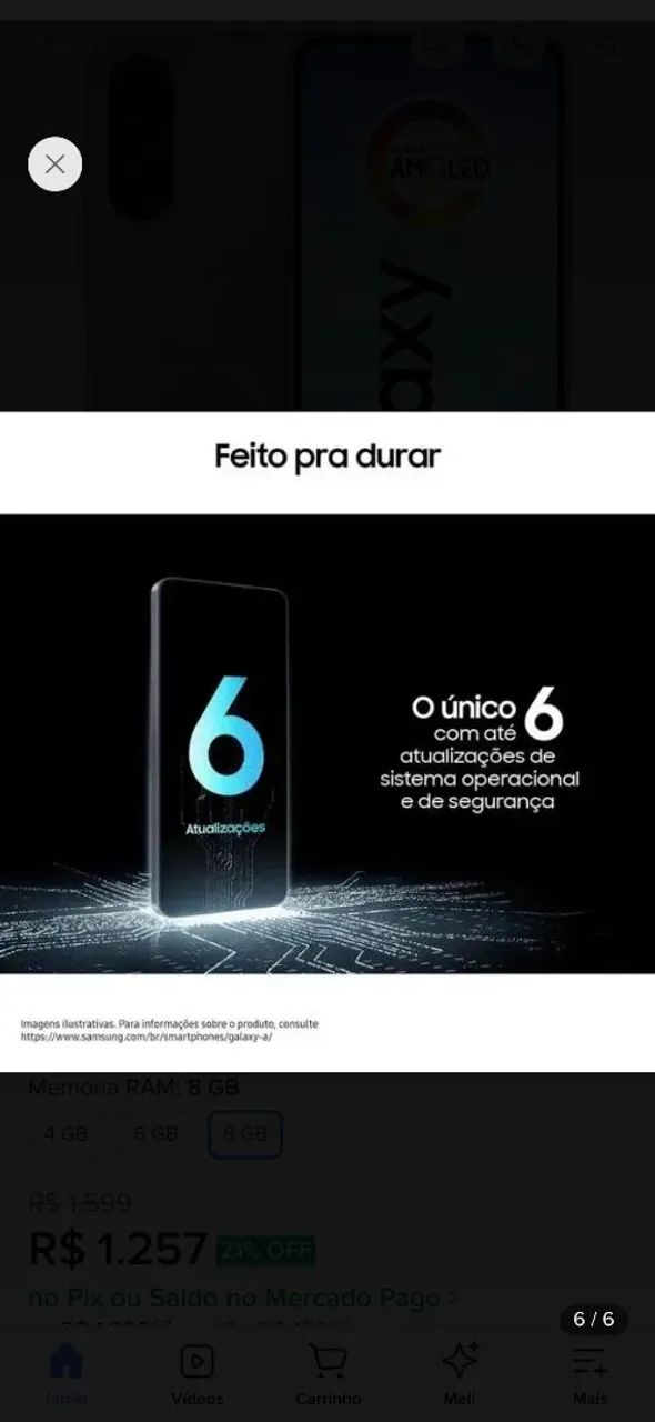 SANSUNG GALAXY A17 128gb 8GB RAM TELA AMOLED - Foto 3