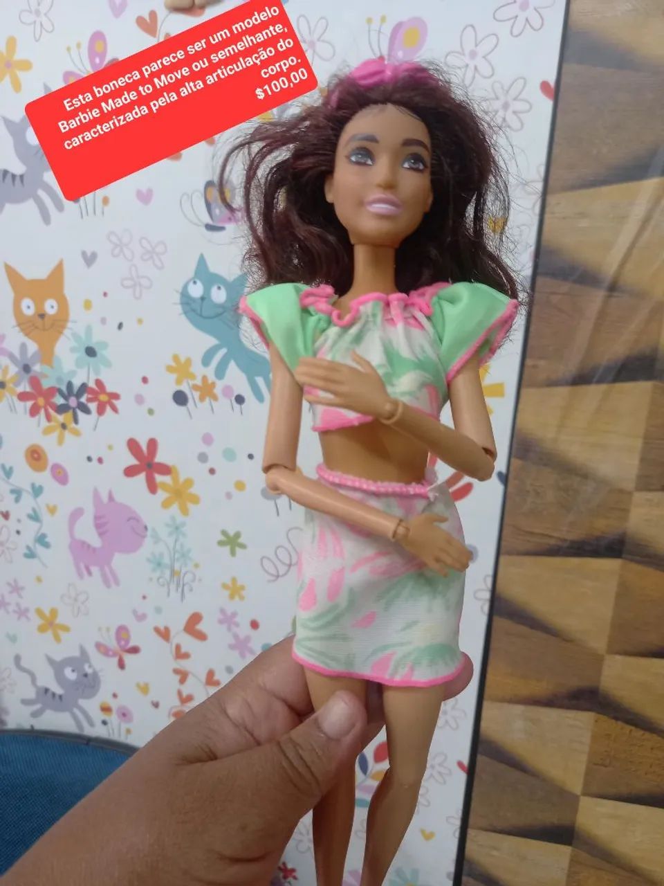 Barbie original da Mattel articulada 