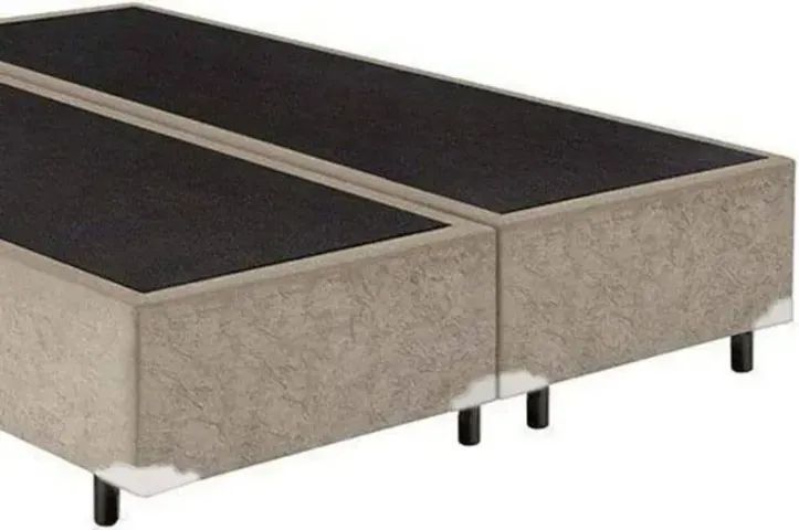  Cama Base Box Casal Bege Latte - Foto 2