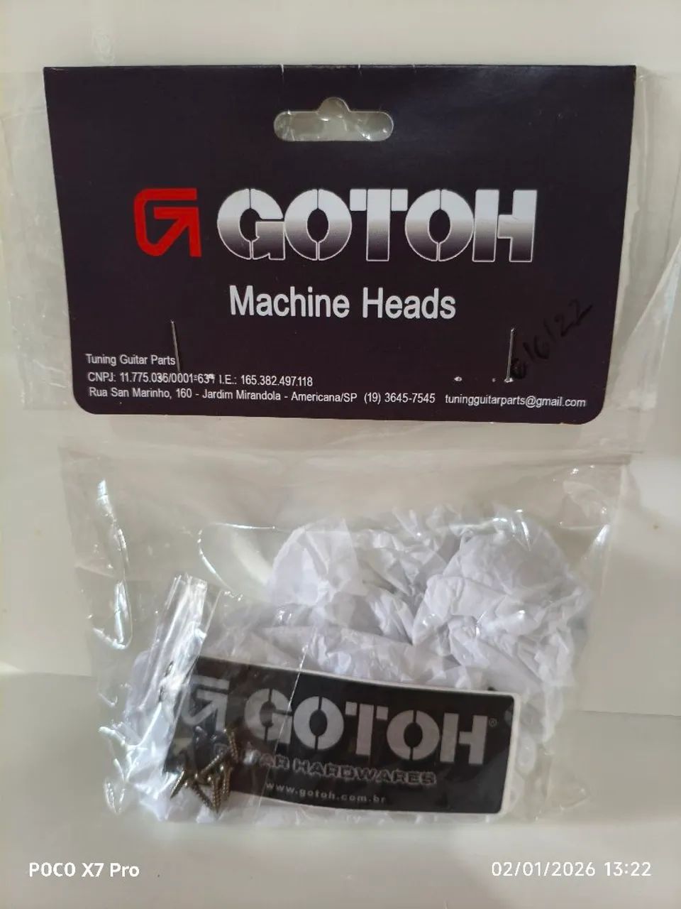 Tarraxas Gotoh com travas para guitarra PRS - Foto 3