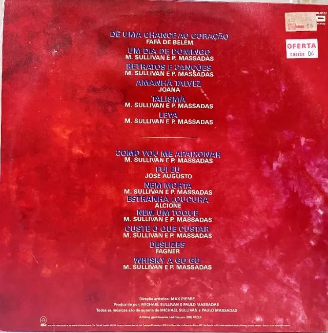 LP 12polegadas "Os grandes sucessos de Sullivan e Massadas (1991)" - Foto 2