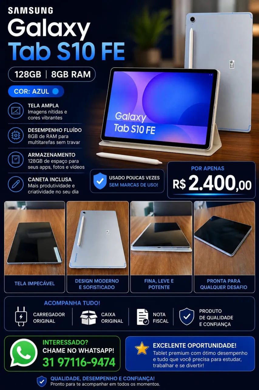 Tablet Galaxy Tab S10 FE 