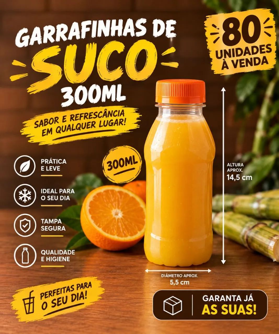 Garrafinhas 300ml 