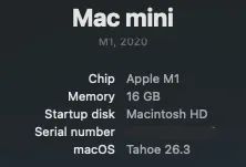Mac Mini M1 16GB - SSD 512 GB - Foto 3