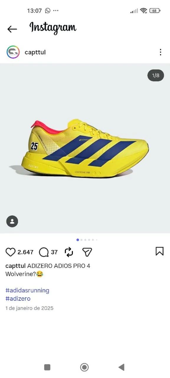 Adidas áudios pro 4 volverine tamanhob42 - Foto 2