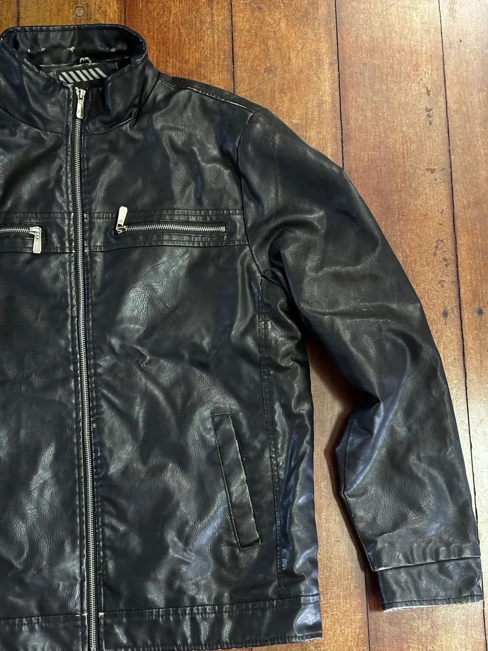 Jaqueta Masculina Couro Motorhead - Foto 4