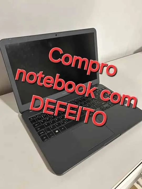 notebook com defeito EU C0MPR0