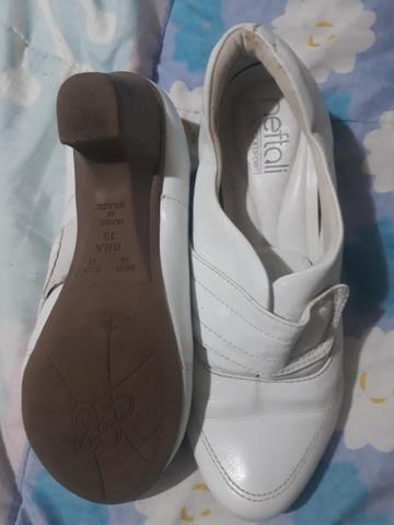 Sapato branco neftali clinic confort - Foto 3