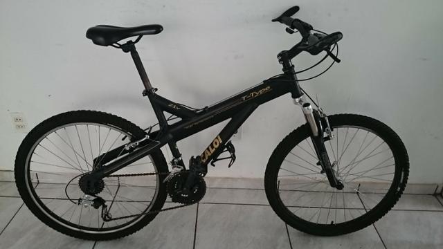 Caloi T- Type Preta Aro 26 - Semi Nova - Aceito Troca(Leia a Descrição)